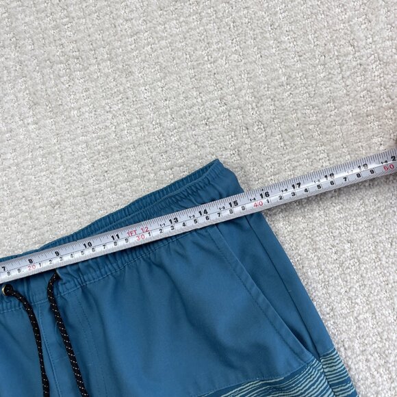 Y2K Tony Hawk Board Shorts Reflex Stretch Electric Blue / Teal Men Sz 32 Surf - Picture 7 of 13